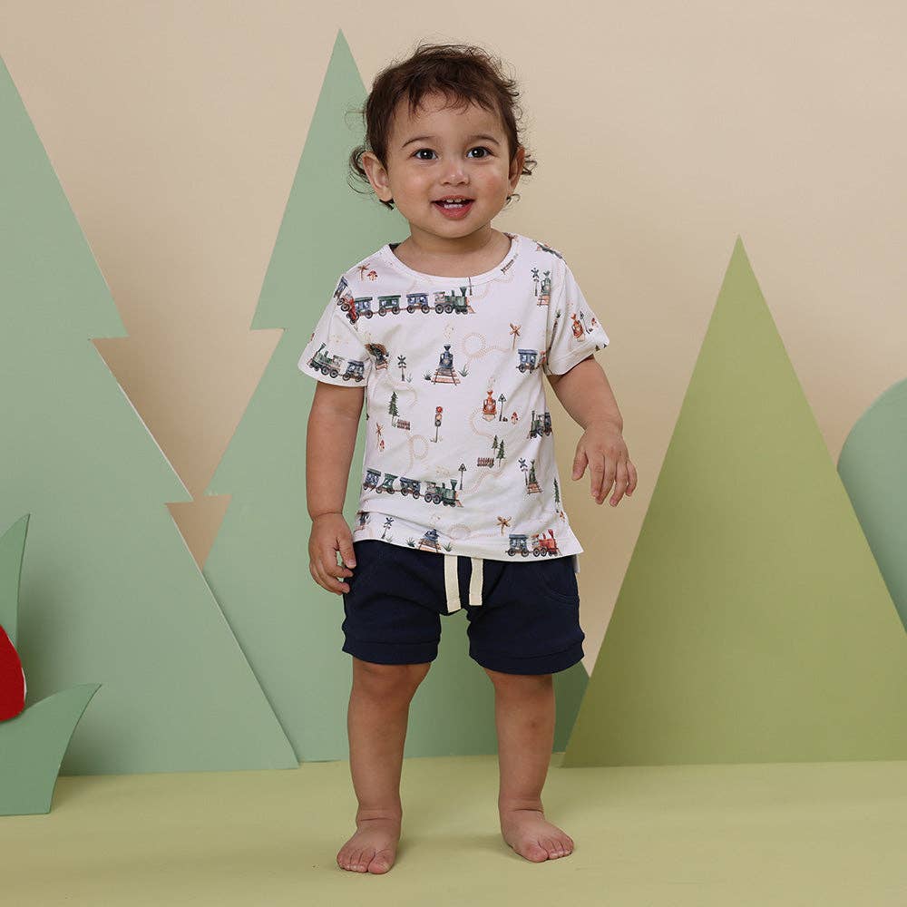 Trains Organic T-Shirt