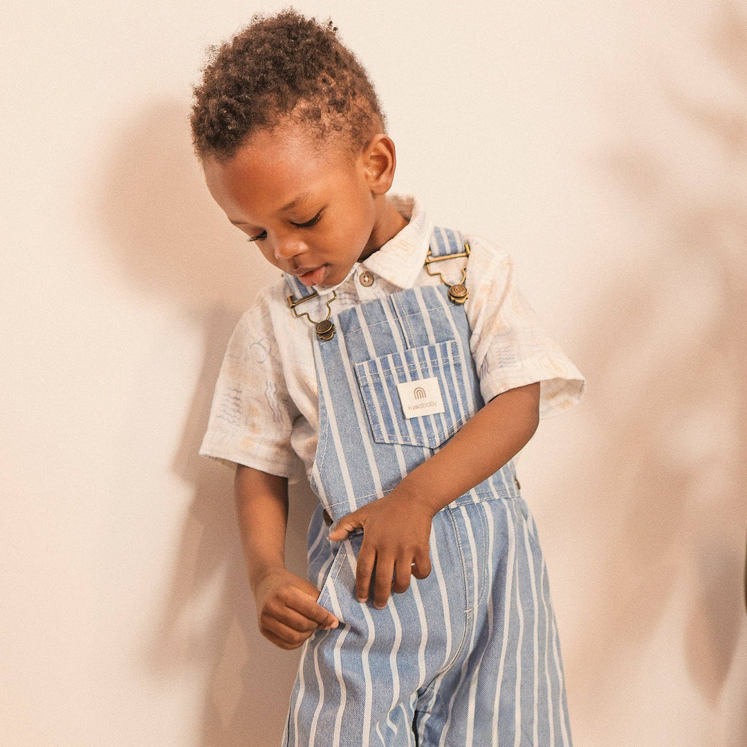 Woven Overall - Washed Denim