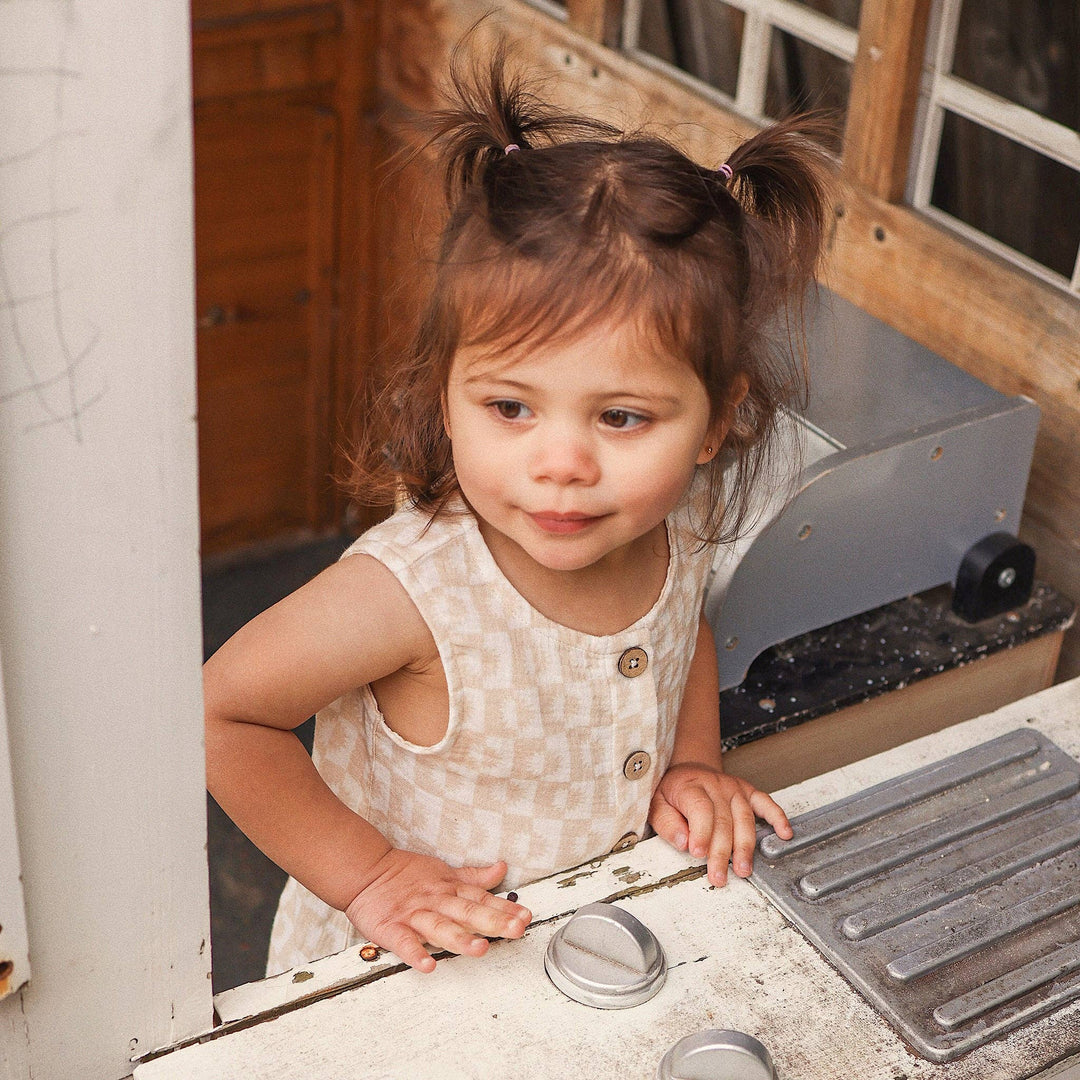 Slouchy Sleeveless Shortall - Sunset