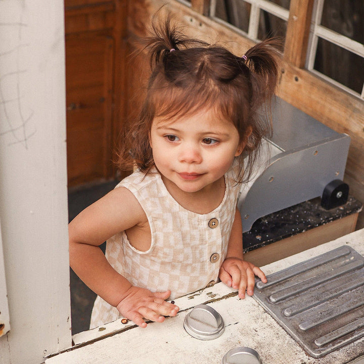 Slouchy Sleeveless Shortall - Sunset