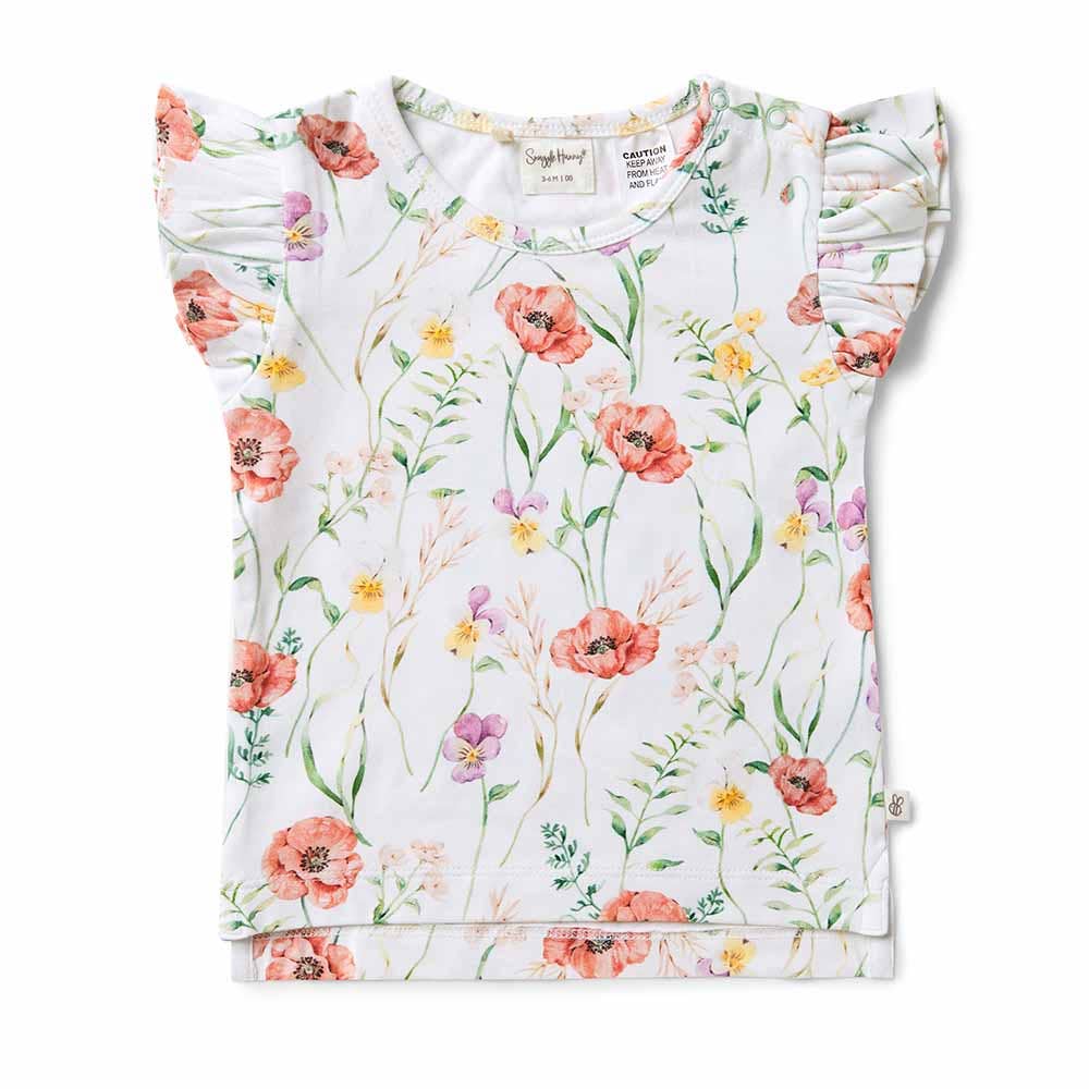 Meadow Organic T-Shirt with Frill