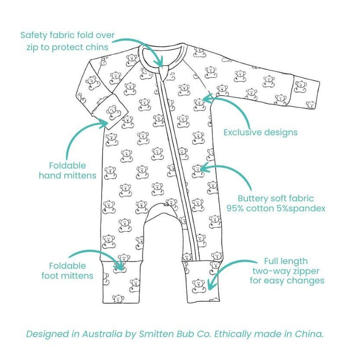 DACHSHUND | Full Zip Unisex Romper Onsie