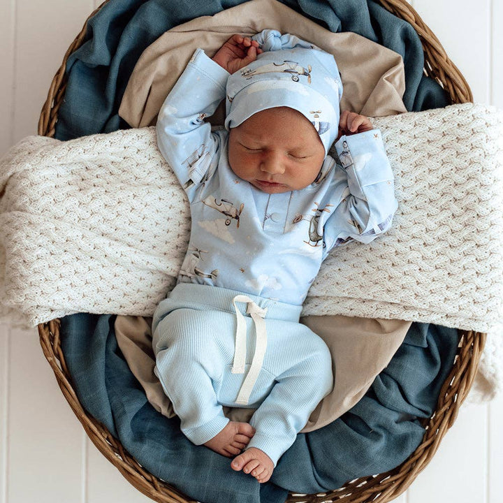 Baby Blue Organic Pants