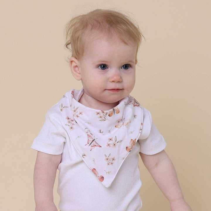 Butterfly Organic Dribble Bib