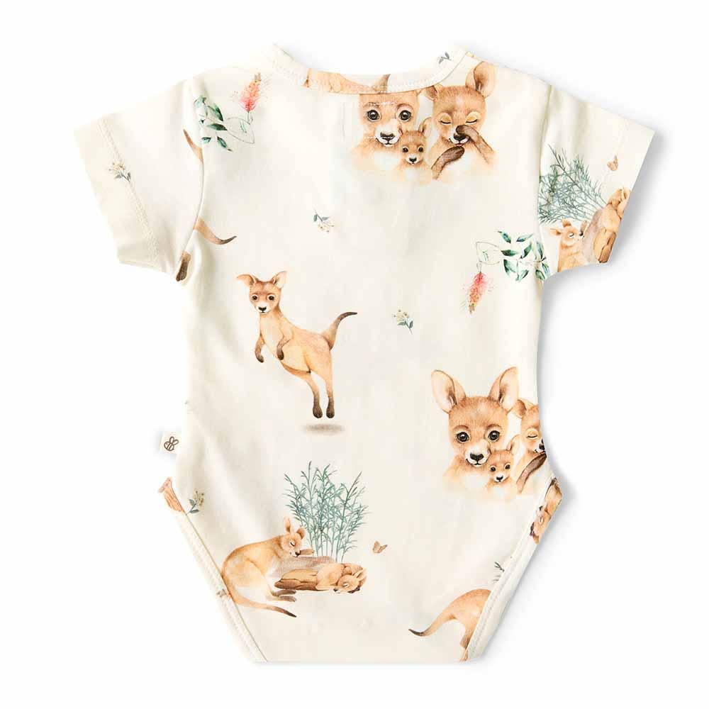 Kanga Short Sleeve Organic Bodysuit