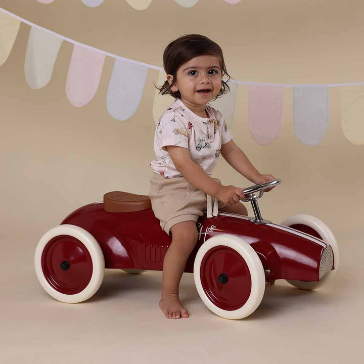 Vintage Cars Short Sleeve Organic Bodysuit