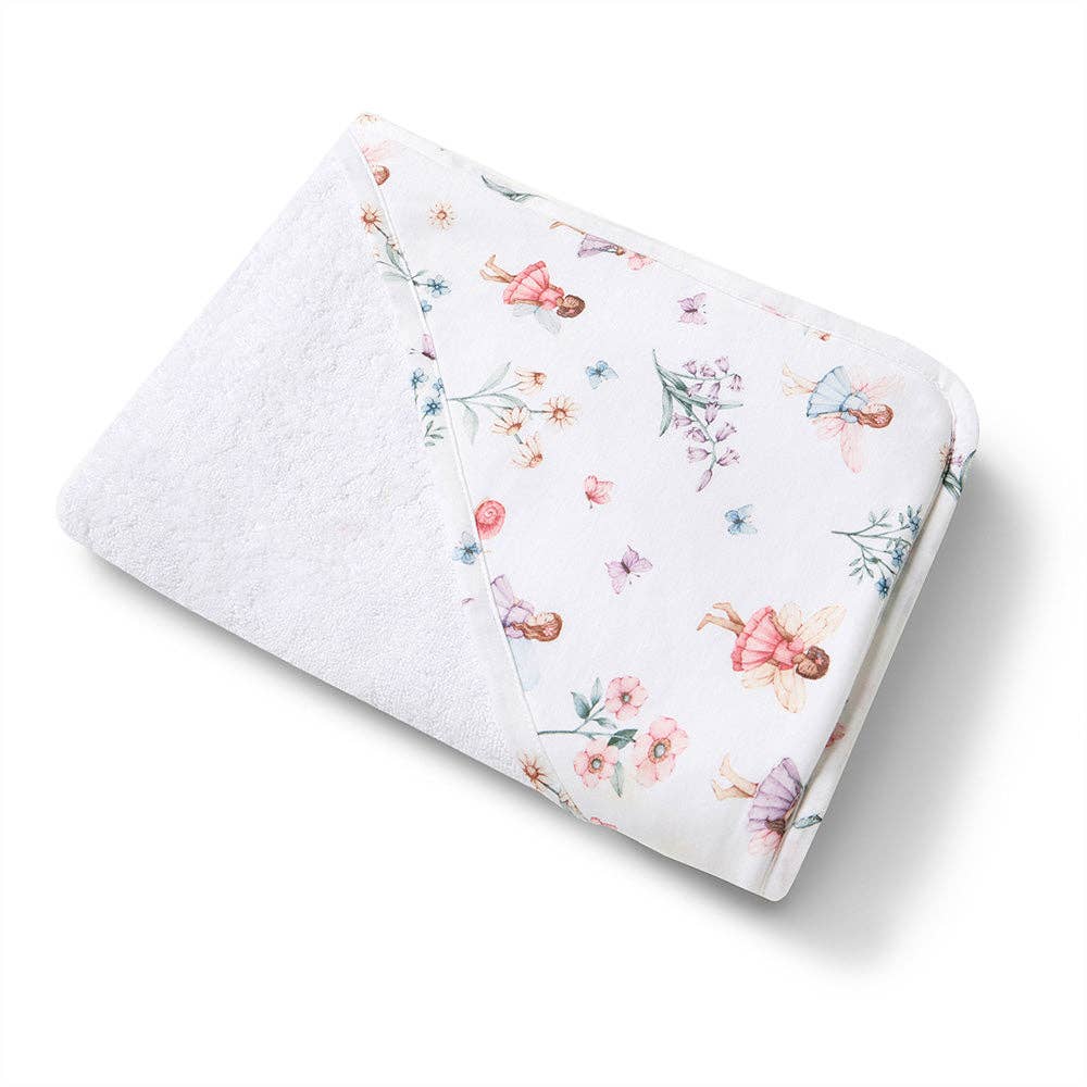 Fairy Garden Organic Hooded Baby Towel