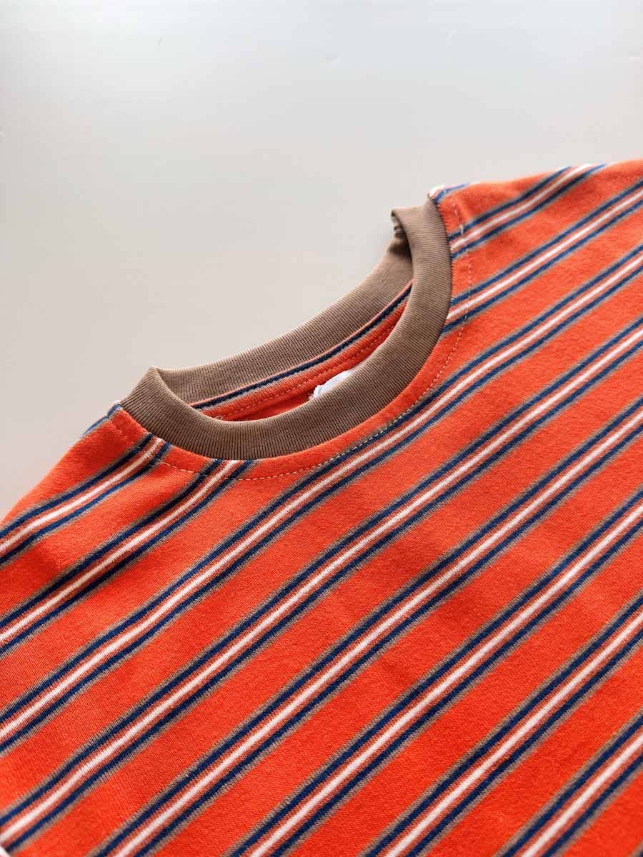 Colour Block Stripe Tee | Tuscany