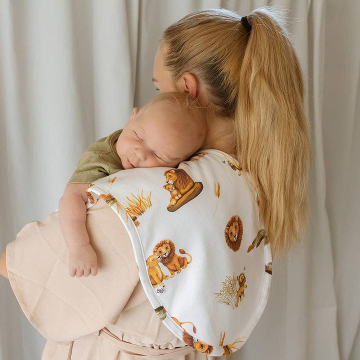 Lion Organic Cotton Burp Cloth