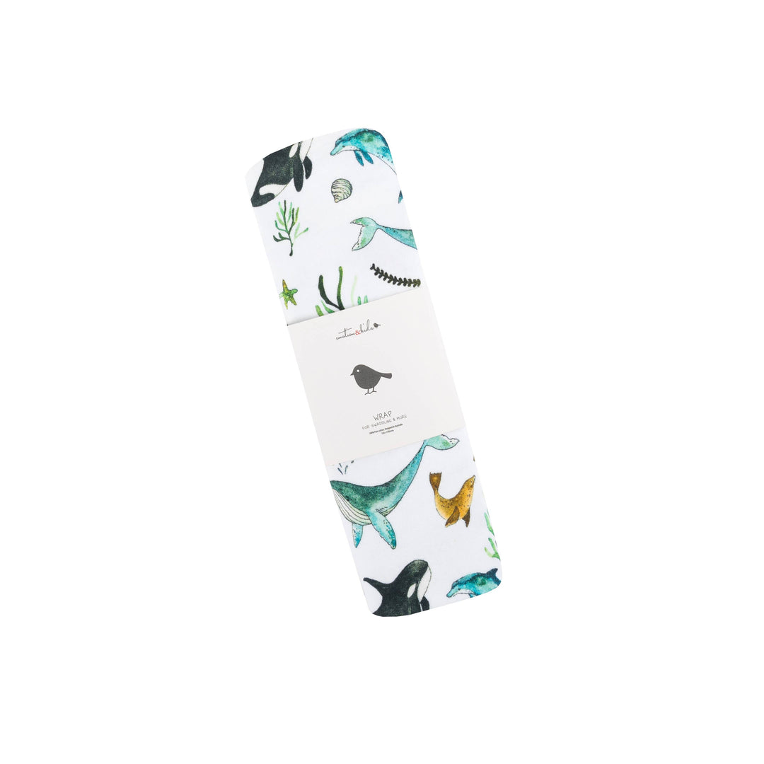Under the Sea Organic Cotton Swaddle Wrap
