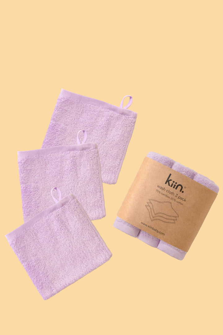 Kiin Baby Wash Cloths 3 Pack