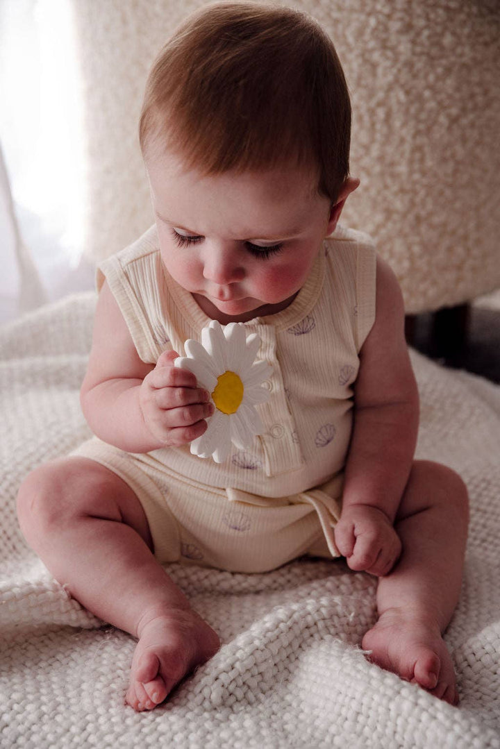 Silicone Teether - Milk Daisy