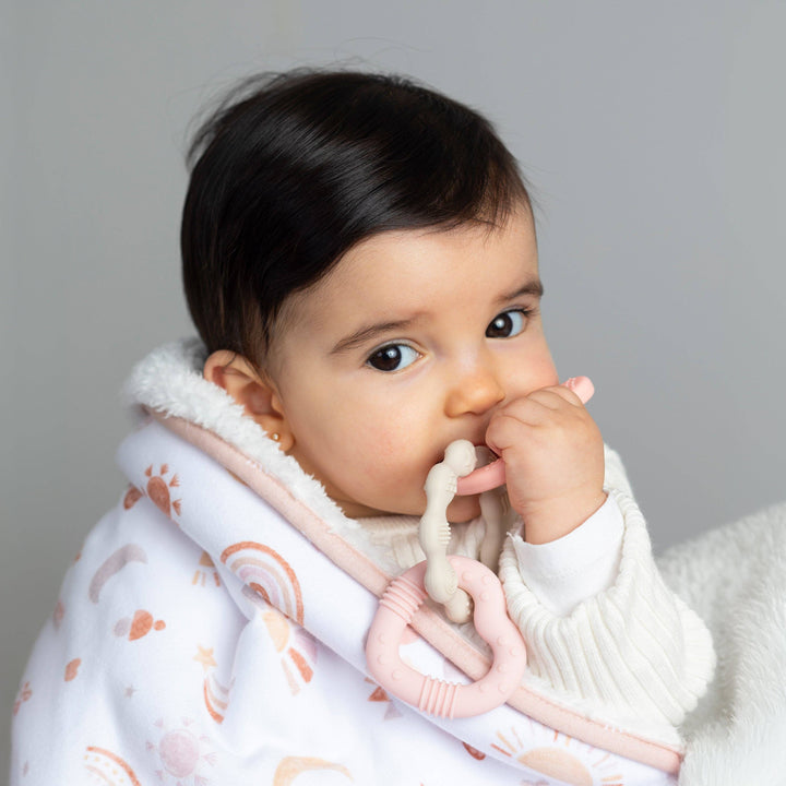 Silicone Bunny Teether - Pink