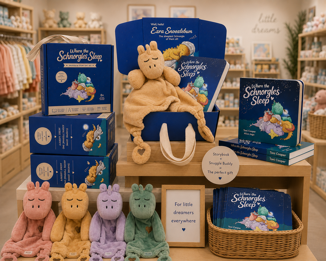 Baby Gift Set | Plush Dinosaur Comforter & Board Book