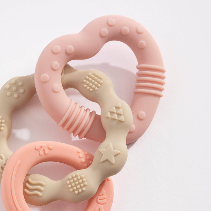 Silicone Bunny Teether - Pink