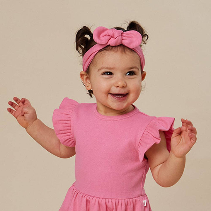 Candy Ribbed Organic Topknot/Bow