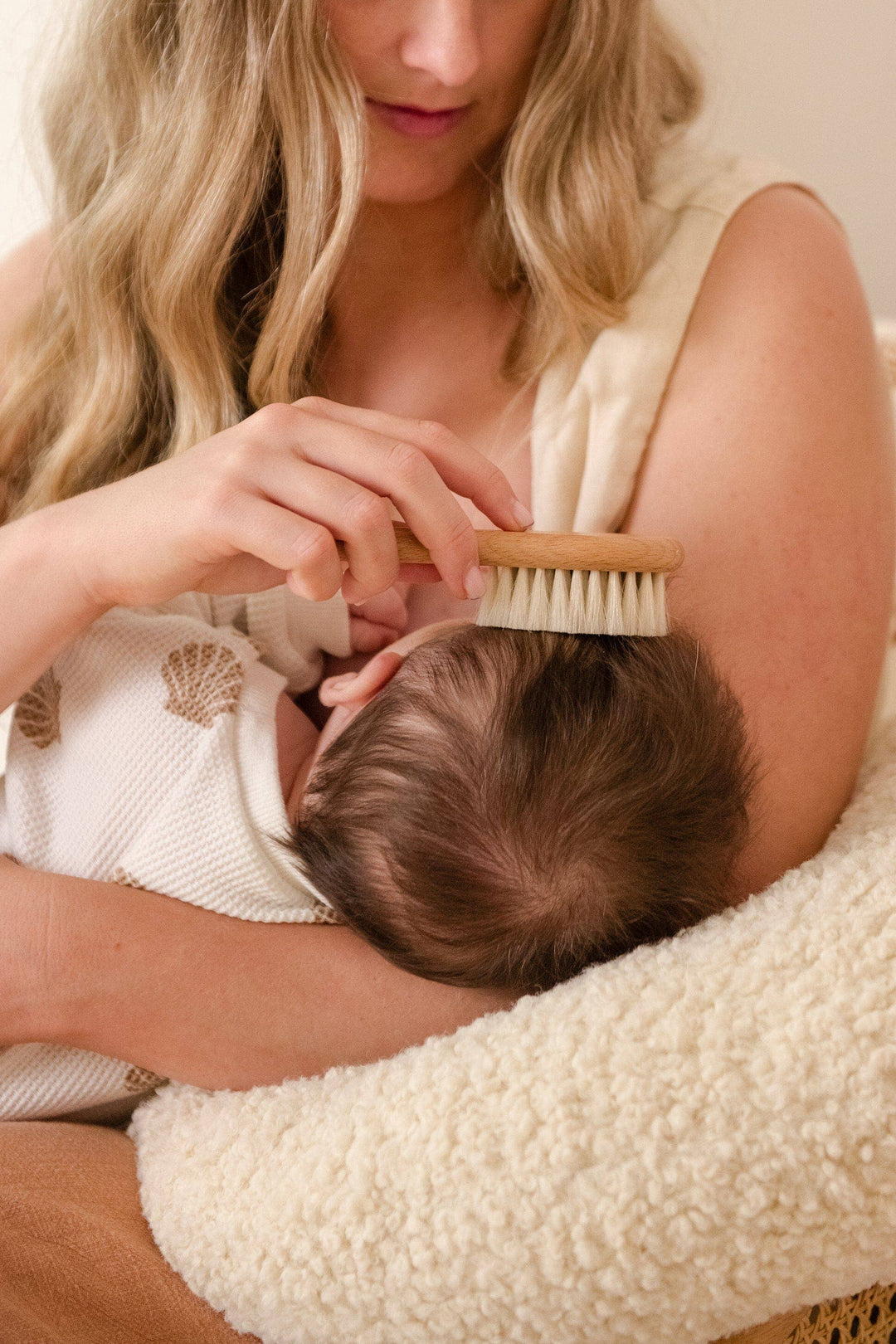 Wooden Baby Brush + Comb Set
