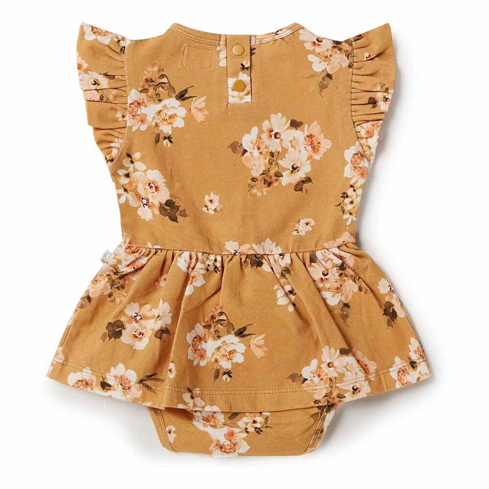 Golden Flower Organic Dress