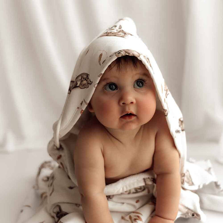 Koala Organic Hooded Baby Towel