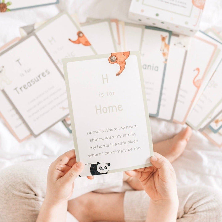 A–Z Mindfulness Affirmation Cards for Kids