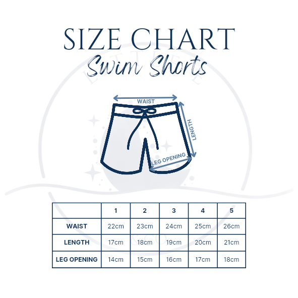 SWIM SHORTS ~ BUTTERLFLIES