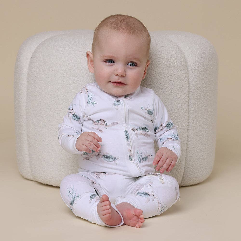Turtle Organic Snugglesuit Convertible Romper