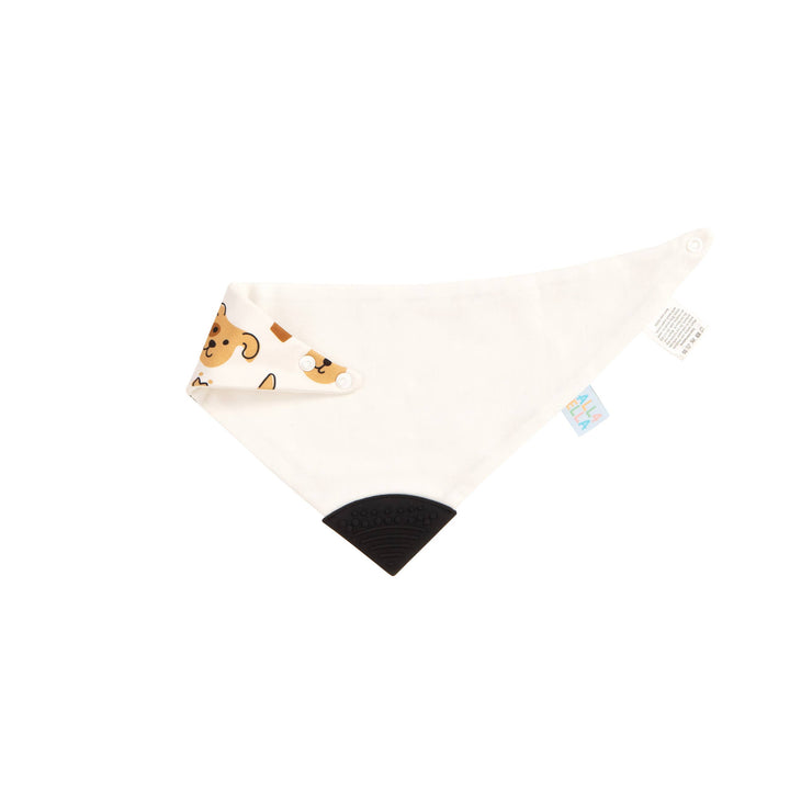 Bandana bib with silicone - Puppies