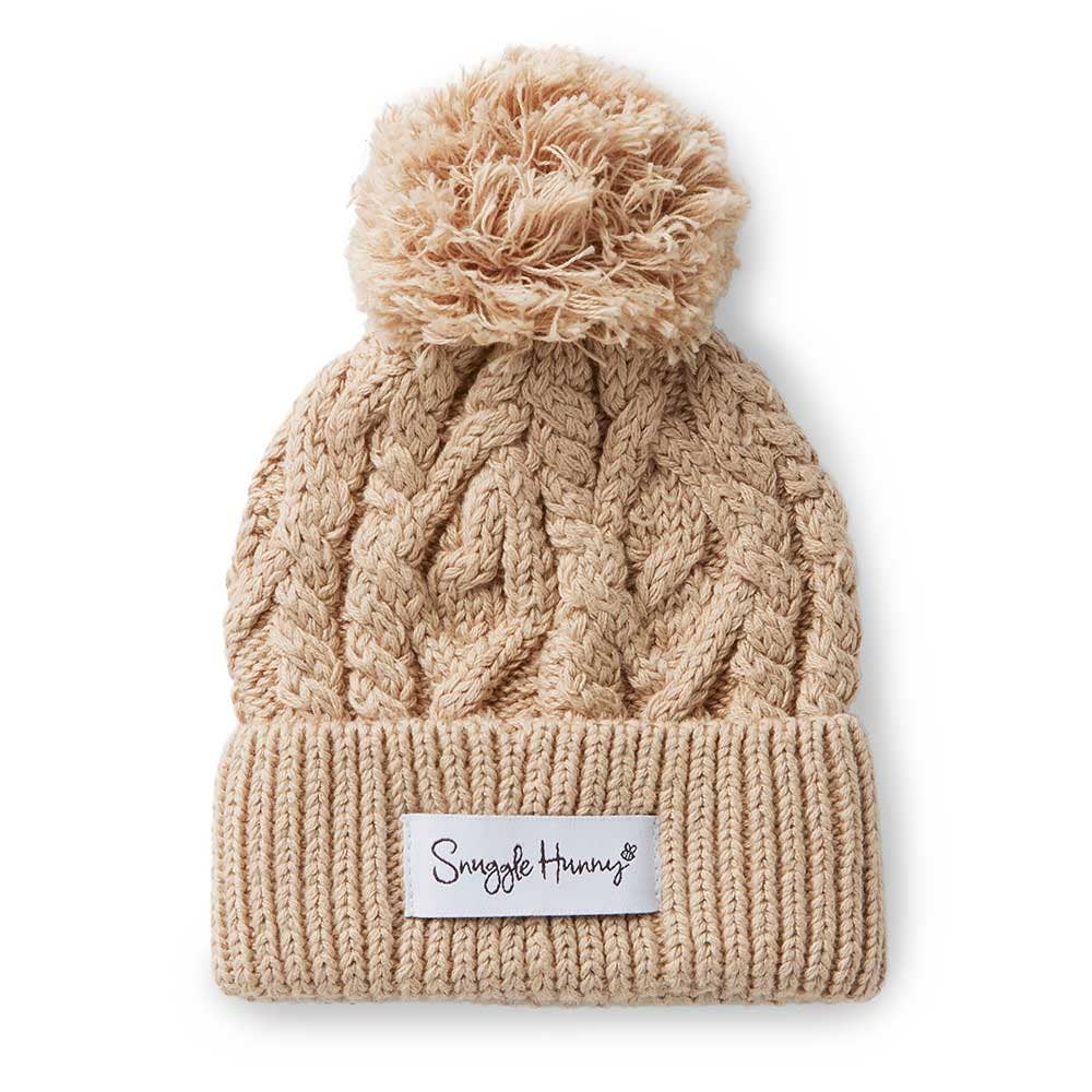 Hazelnut Organic Baby Knit Beanie