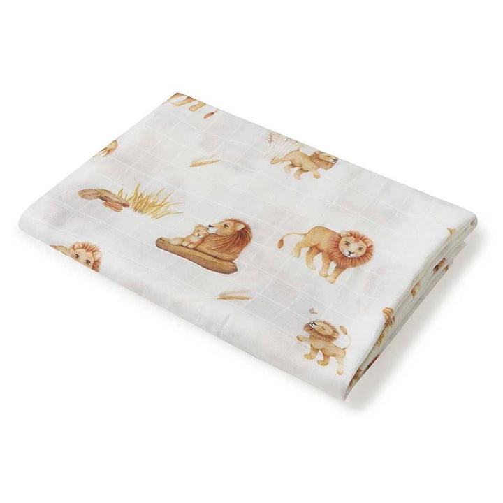 Lion Organic Muslin Wrap