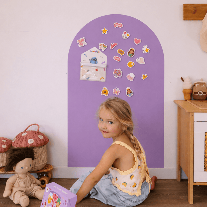 Magnetic Playwall™ | Renter-Friendly Magnetic Wall Decal