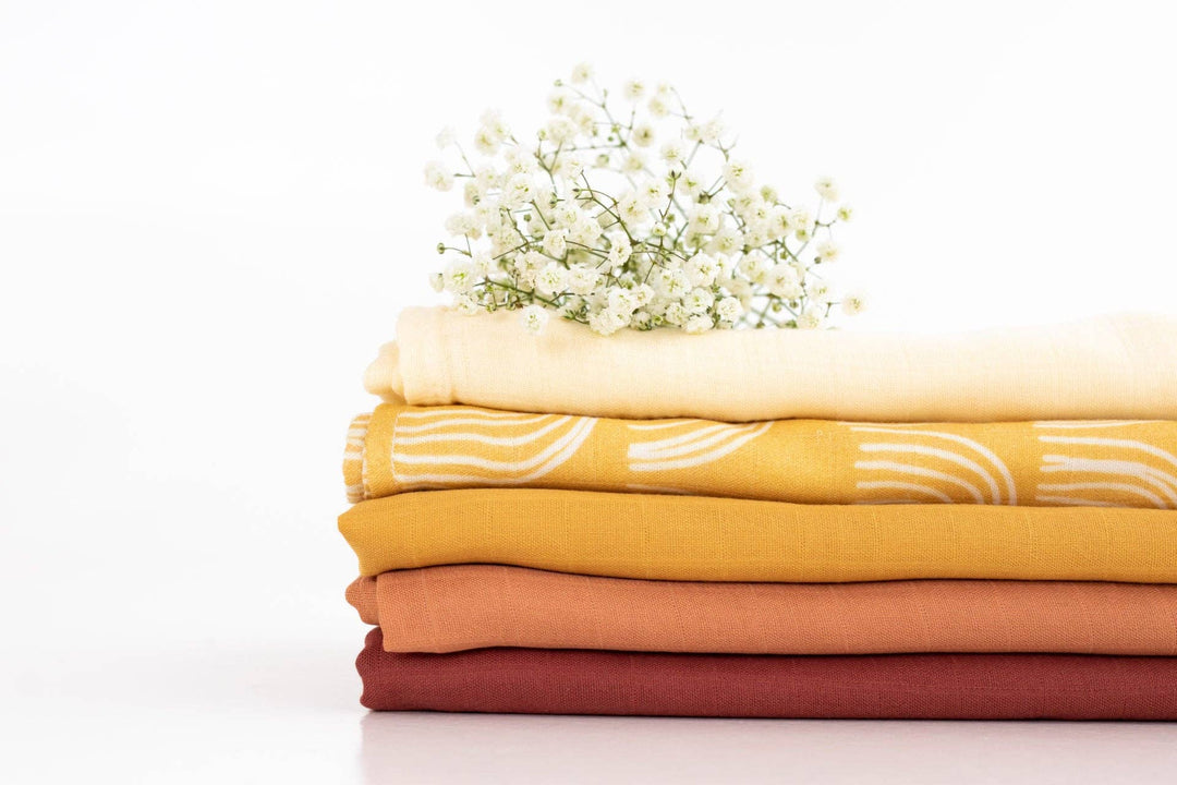 She's a wildflower Rose Muslin Swaddle
