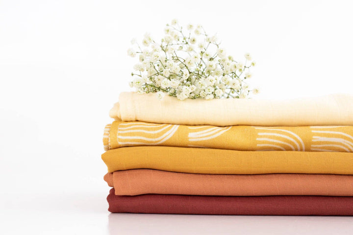 She's a wildflower Rose Muslin Swaddle