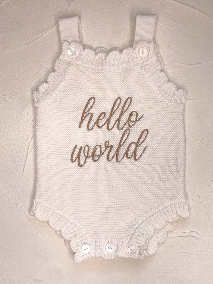 Hello World Romper