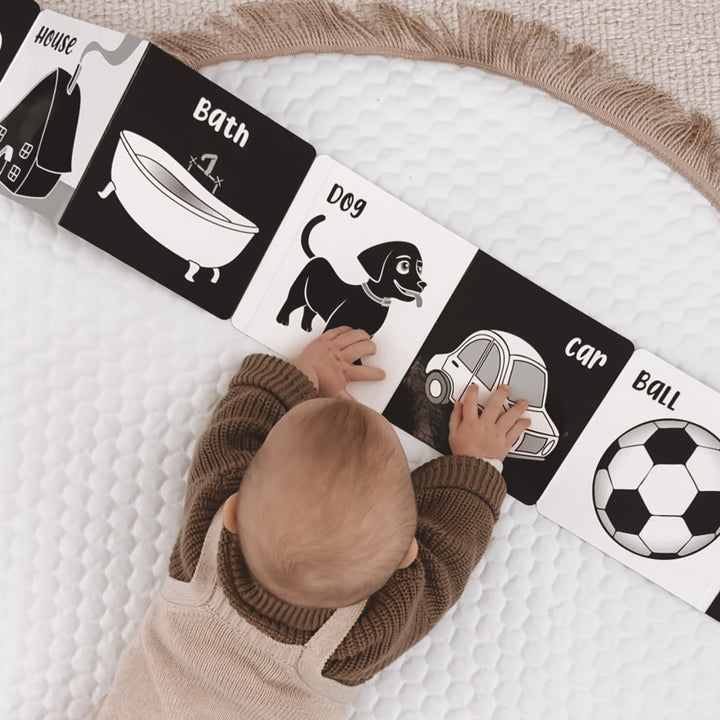 Welcome To The World Little One Black and White Baby Book