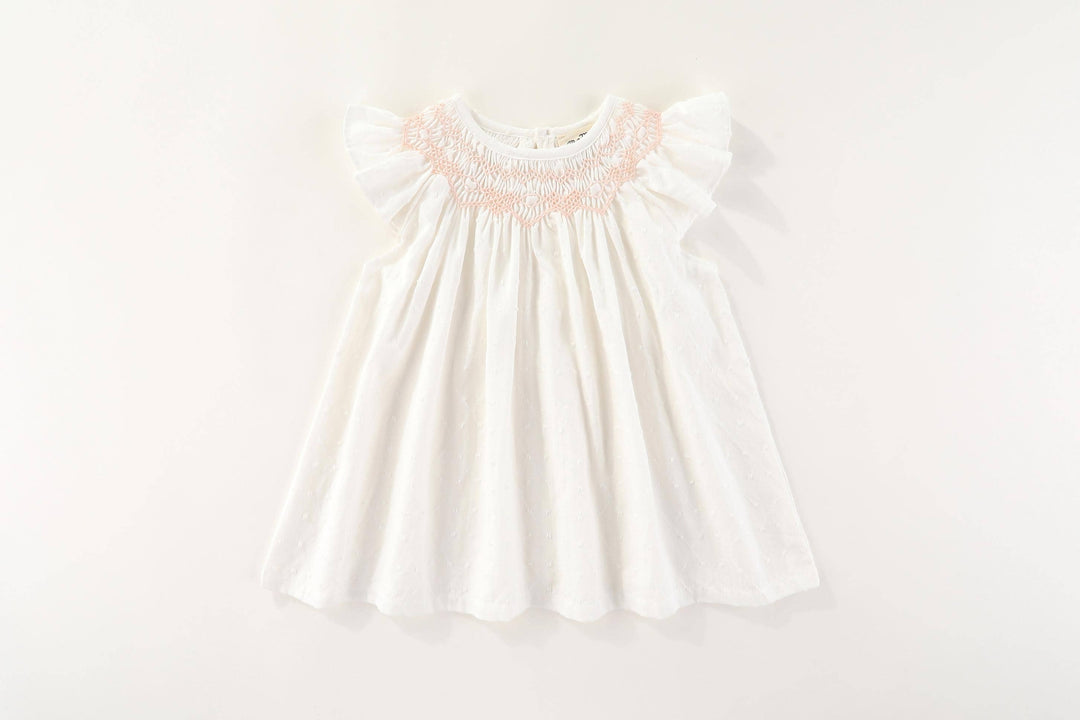 Parisien DRESS:             Pink and White