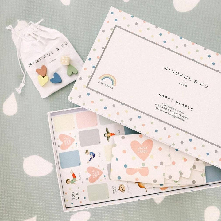 Happy Hearts Mindfulness Board Game for Kids