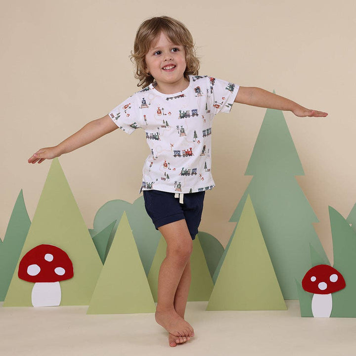 Trains Organic T-Shirt