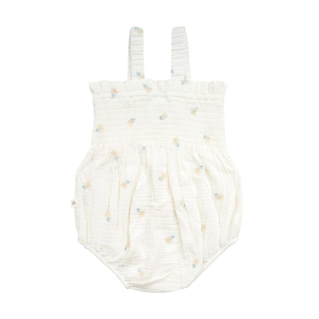 Shirred Romper - Little Petal