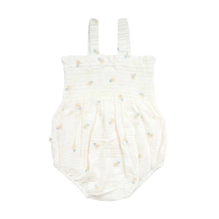 Shirred Romper - Little Petal