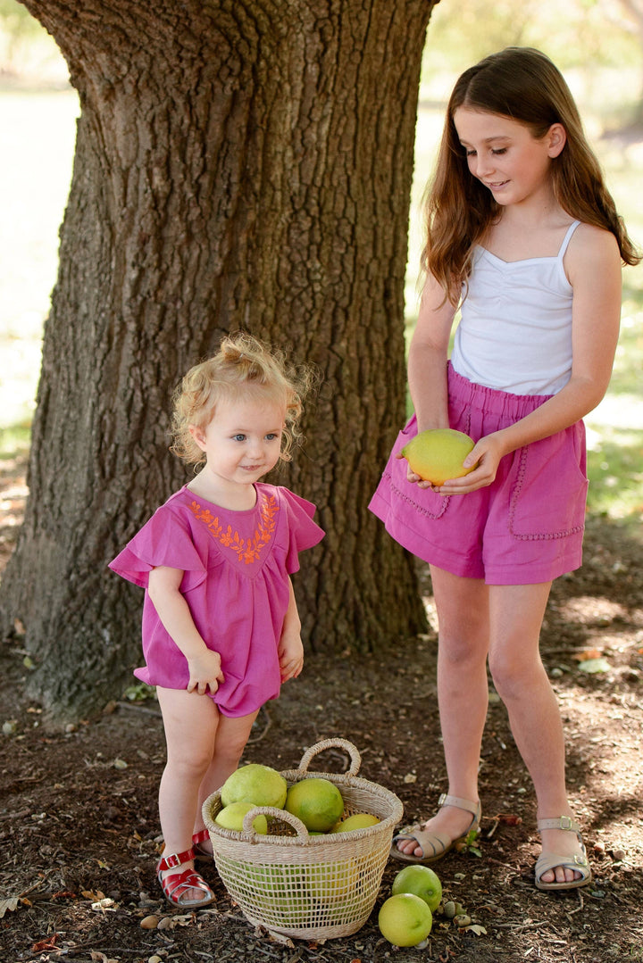 Finley Onesie Phlox Pink