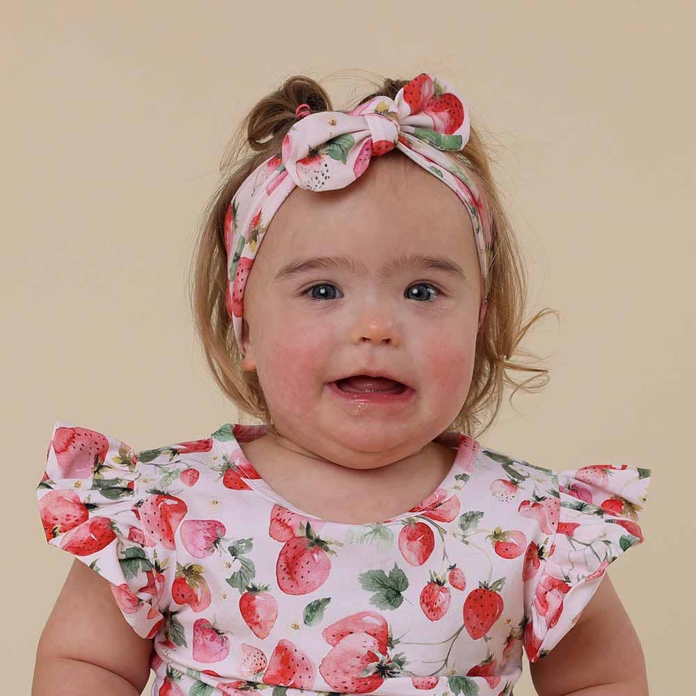Strawberry Organic Topknot