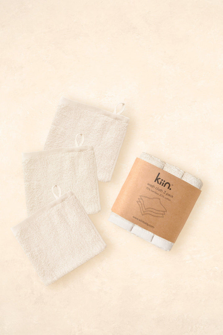 Kiin Baby Wash Cloths 3 Pack