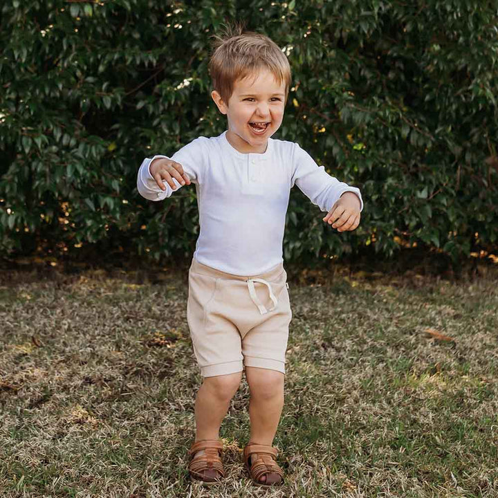 Milk Long Sleeve Organic Bodysuit