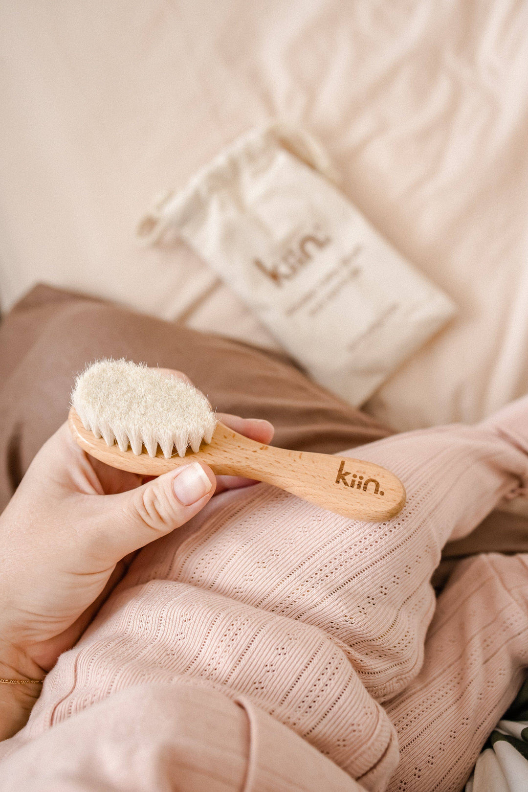 Wooden Baby Brush + Comb Set