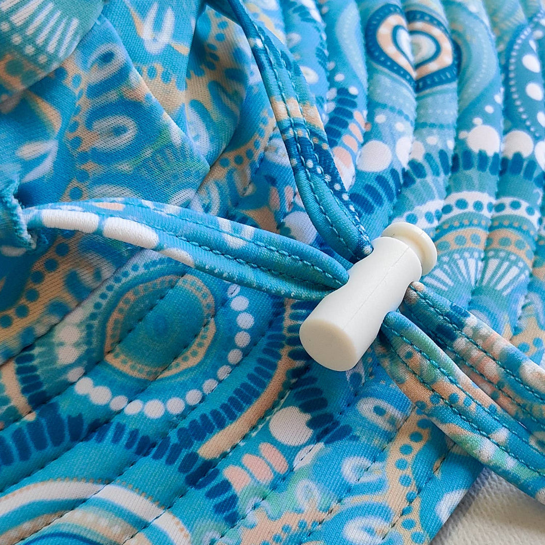 REVERSIBLE SWIM HAT ~ CALLED HOME TO THE OCEAN