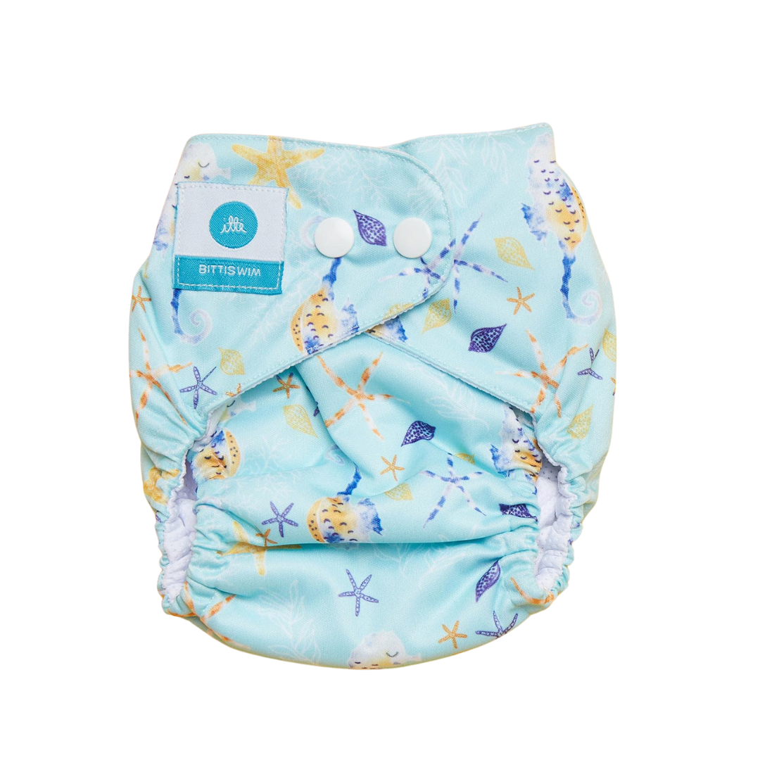 Bitti Reusable Swim Nappy - Seahorse