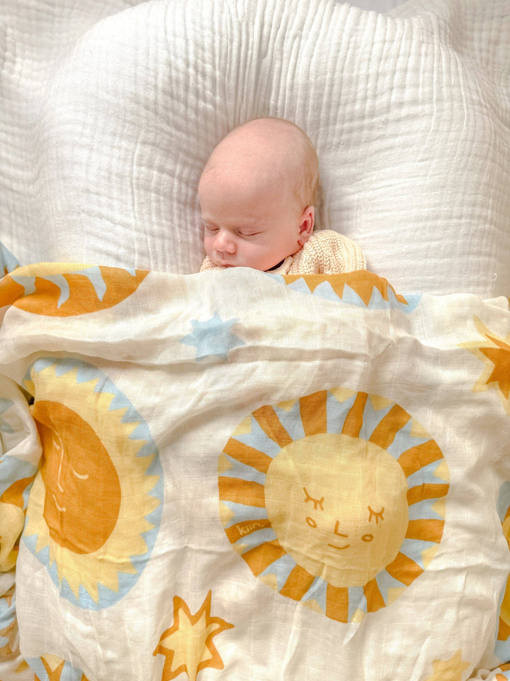 Organic Muslin Swaddle - Sunny Day (Limited Edition)