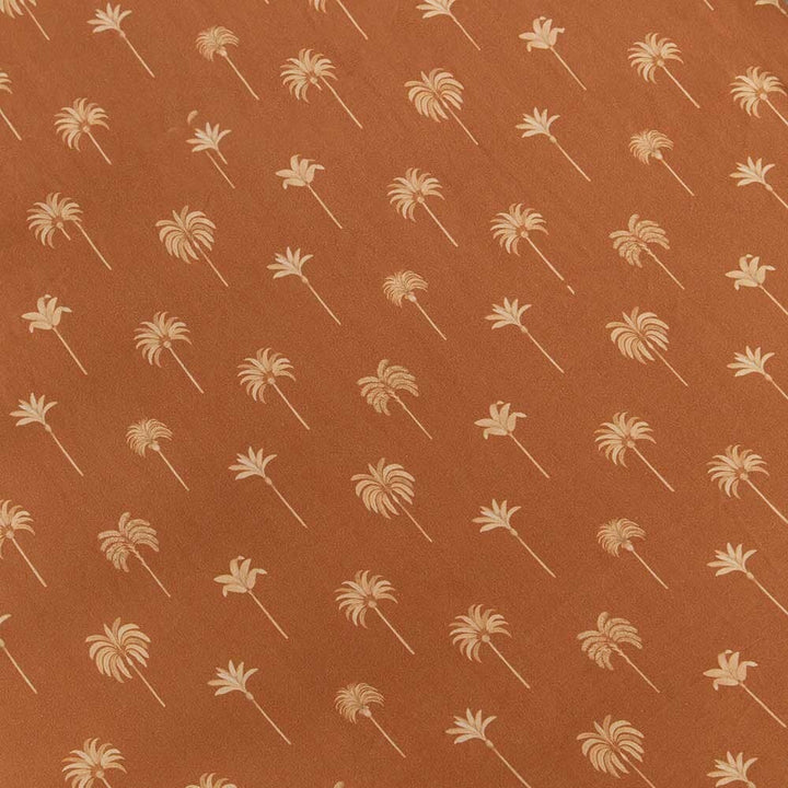 Bronze Palm Bassinet Sheet / Change Pad Cover