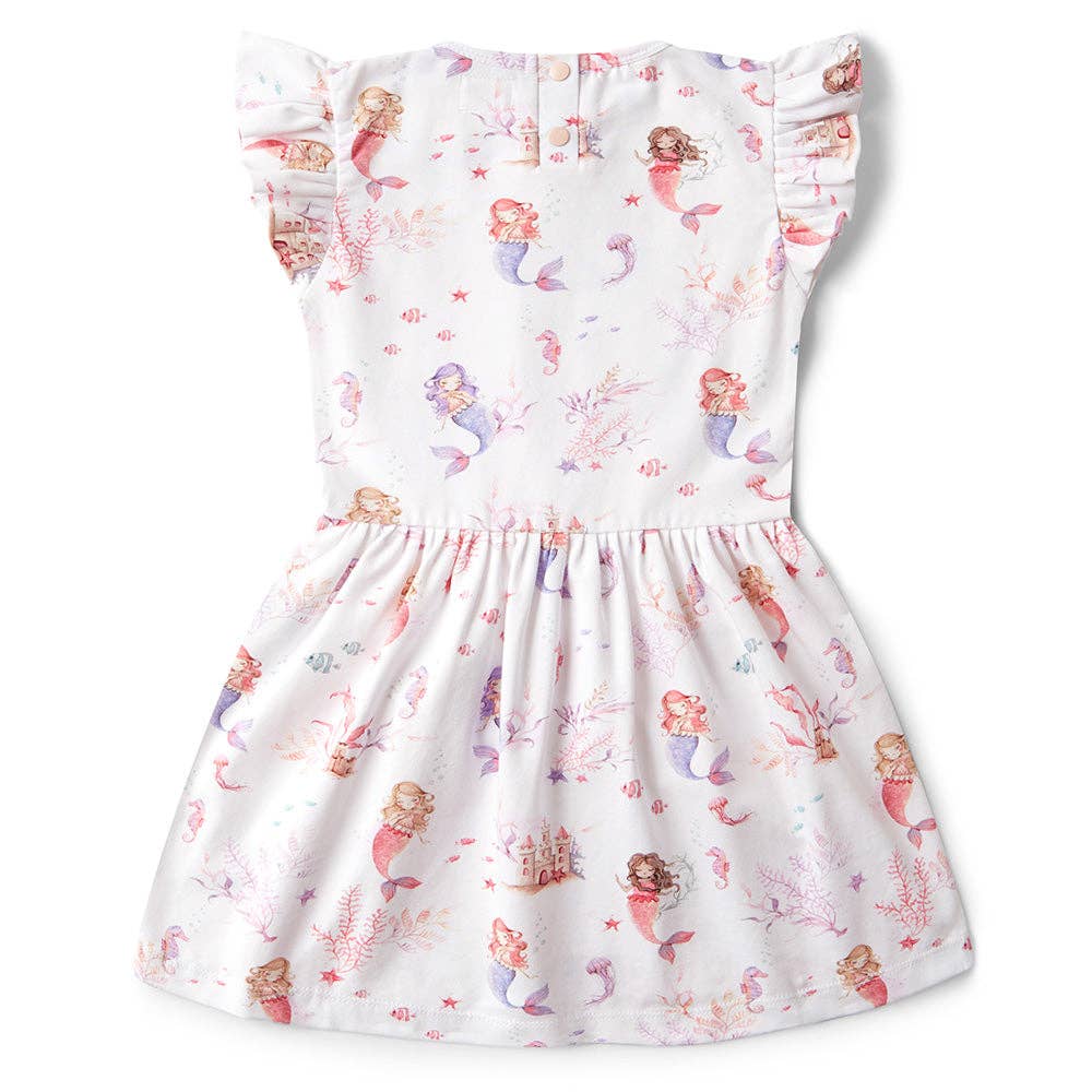Mermaid Short Sleeve Organic Dress