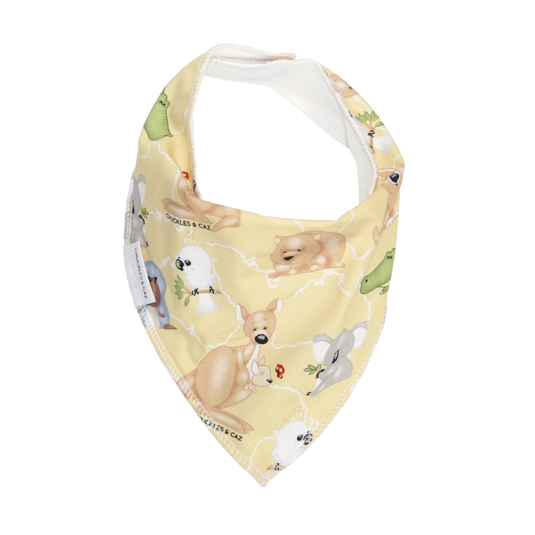 Cute Australian Animals Dribble Bib